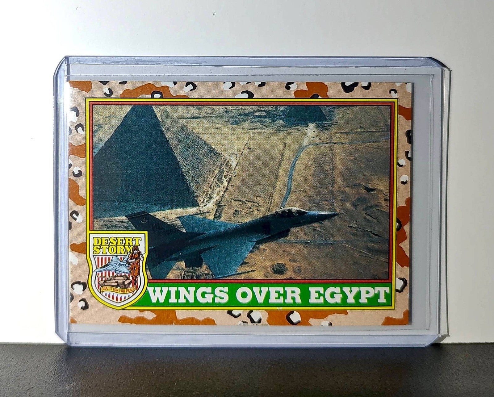 Wings Over Egypt 1991 Topps Desert Storm #31 Card