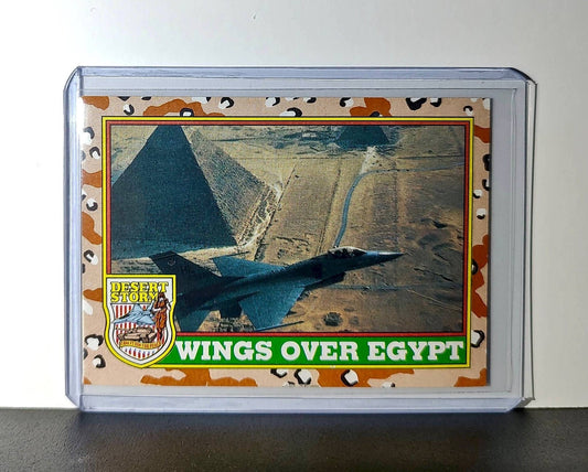 Wings Over Egypt 1991 Topps Desert Storm #31 Card