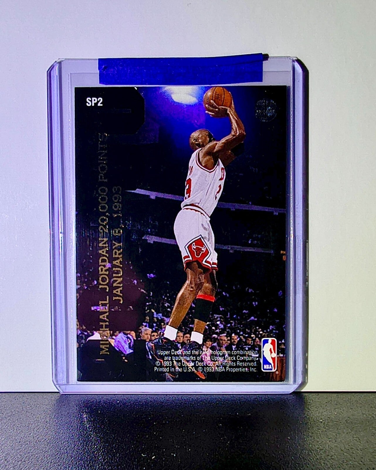 Michael Jordan Dominique Wilkins 1992-93 Upper Deck 20,000 Points SP2 Card Bulls
