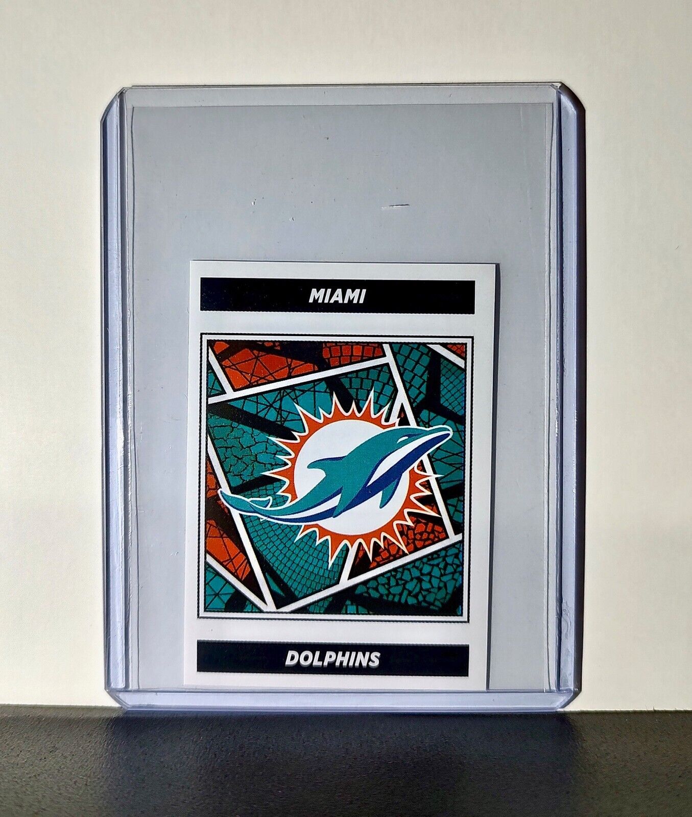 Logo 2024 Panini NFL Sticker #57 Miami Dolphins