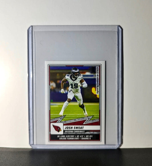 Josh Sweat 2025 Panini NFL #495 Sticker Arizona Cardinals