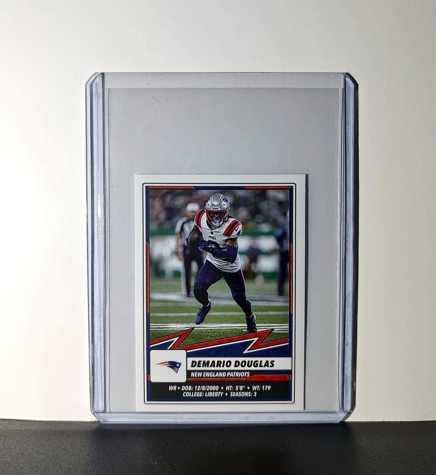 Demario Douglas 2025 Panini NFL #77 Sticker New England Patriots