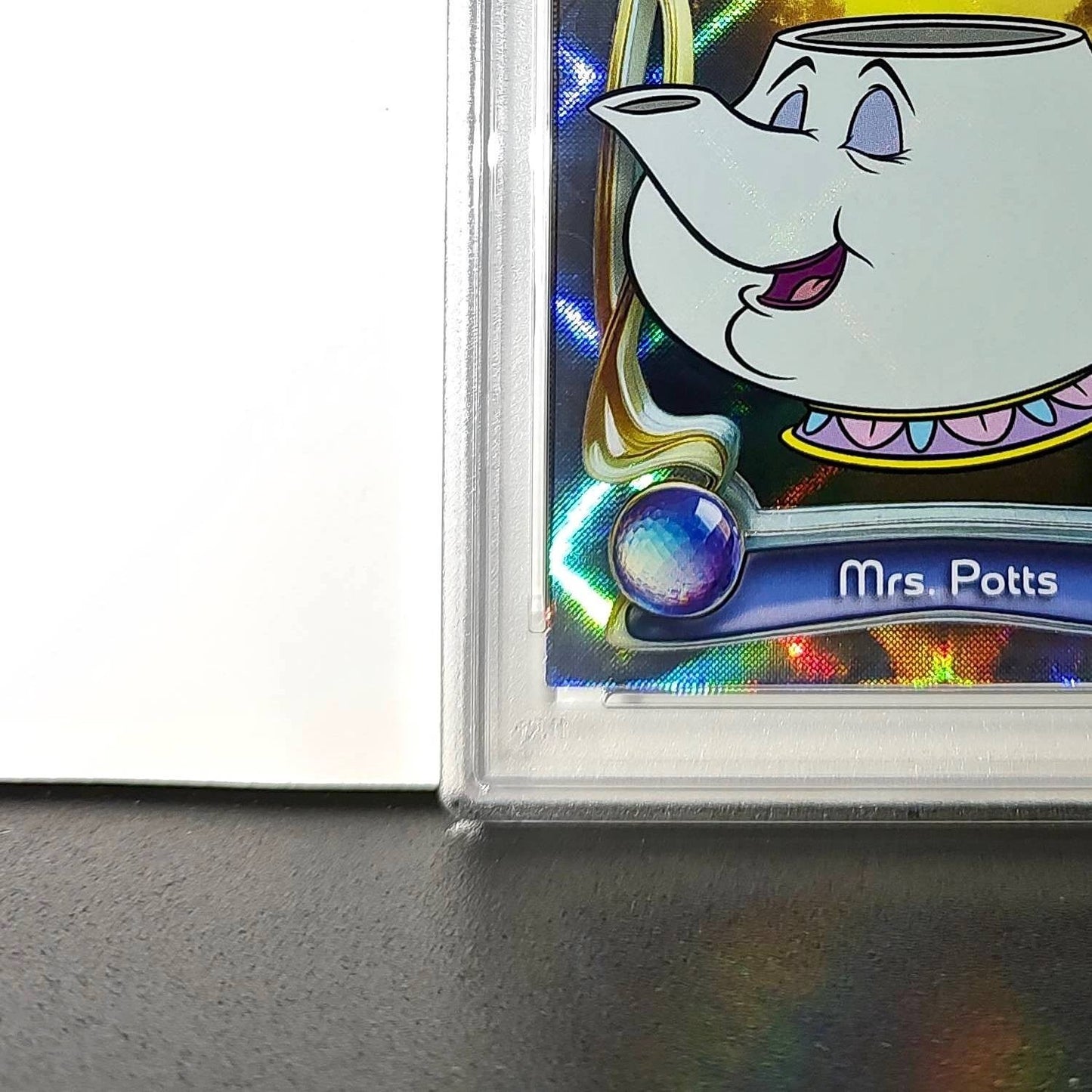 Mrs. Potts 2025 Topps Disney #48 Winter Variant Card Beauty and the Beast PSA 9