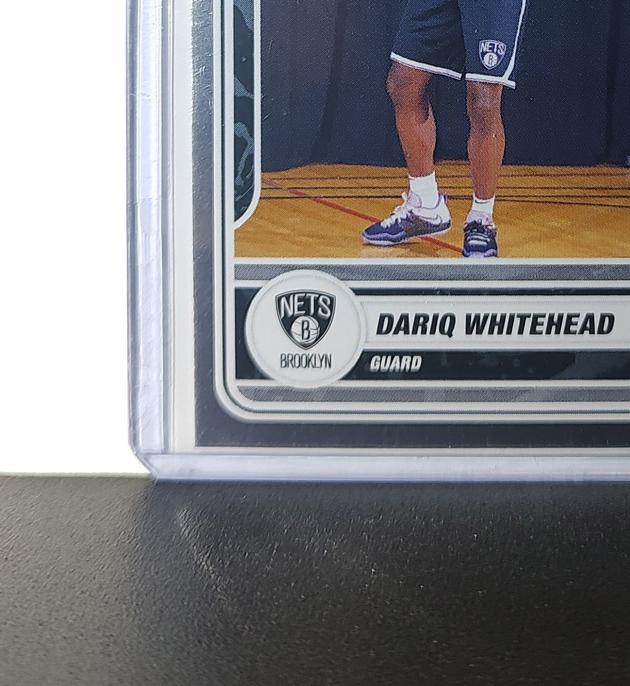 Dariq Whitehead Rookie 2023-24 Panini NBA Sticker Foil Card #90 Brooklyn Nets