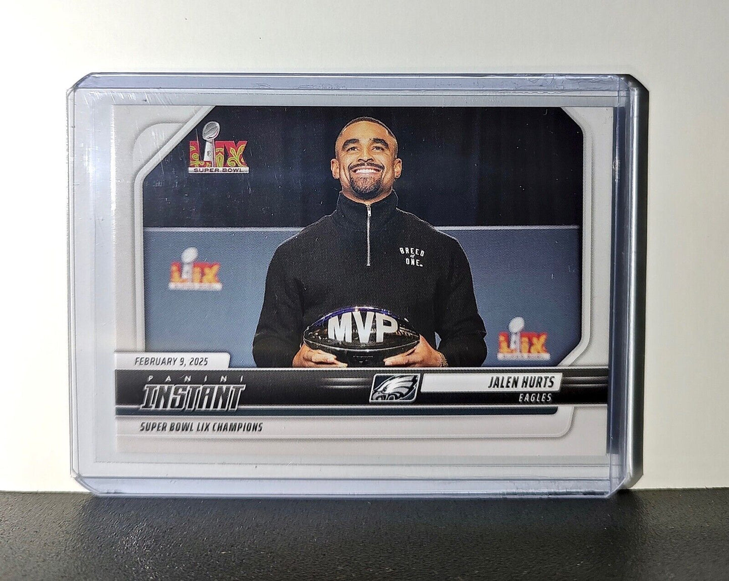 Jalen Hurts 2024 Panini Super Bowl LIX Champions NFL #2 Football Card Eagles