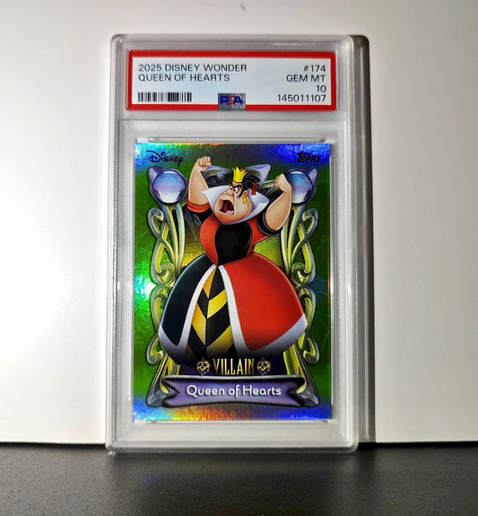 Queen of Hearts 2025 Topps Disney #174 Card Alice in Wonderland PSA 10 GM