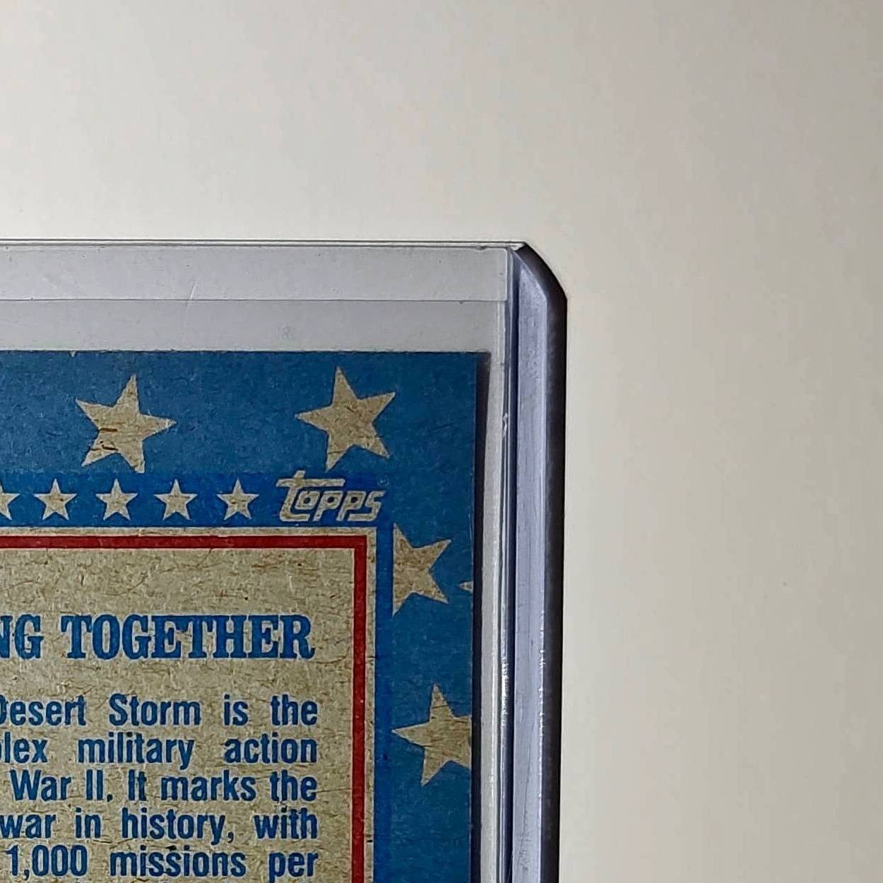 Working Together 1991 Topps Desert Storm #147 Card