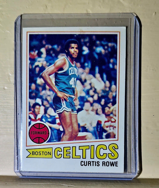 Curtis Rowe 1977 Topps Chewing Gum #3 Basketball Card Boston Celtics