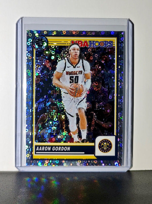 Aaron Gordon 2023-24 Panini Premium NBA Hoops #132 Disco Prizm Card Nuggets