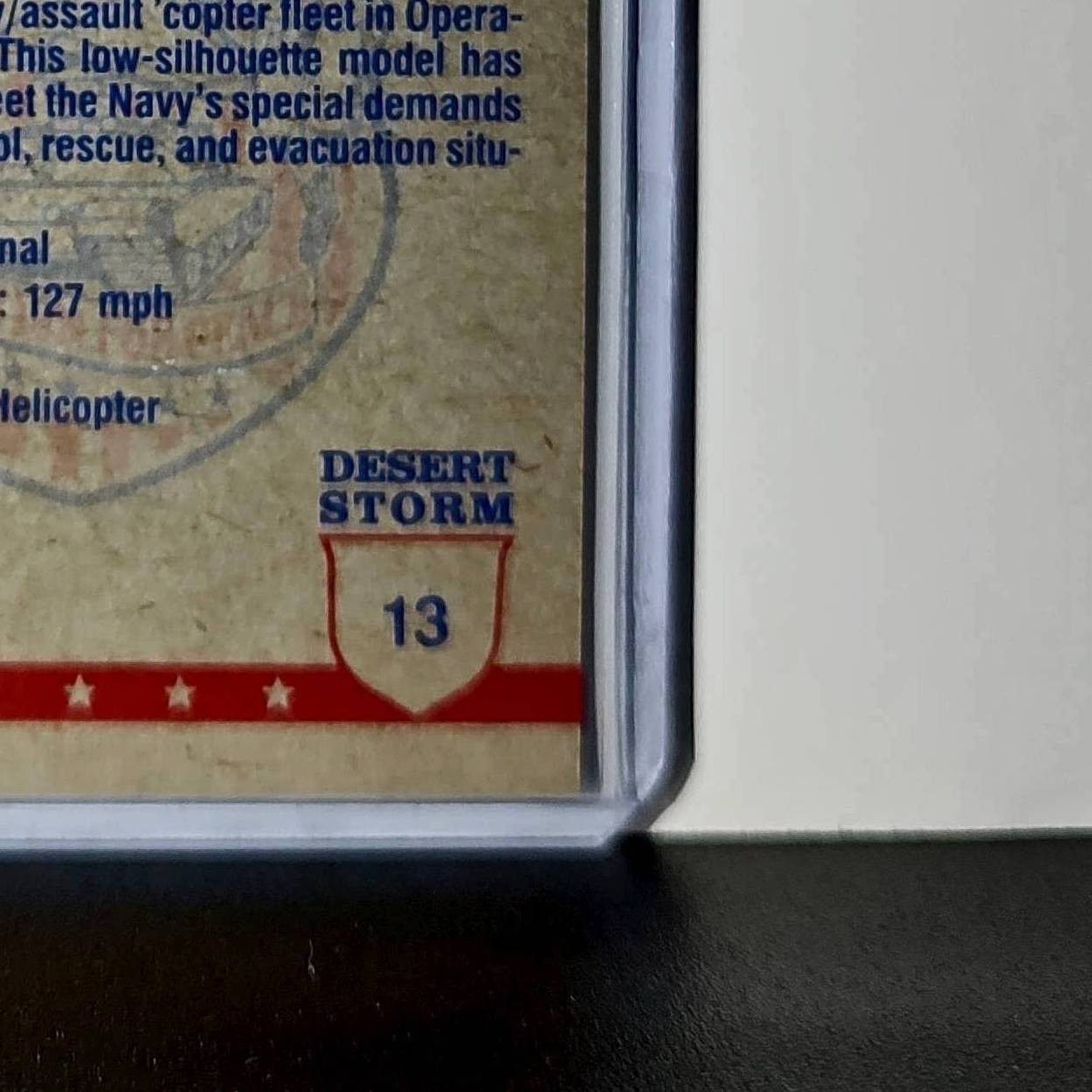 UH-1 Huey (Bell Helicopter) 1991 Topps Desert Storm #13 Card