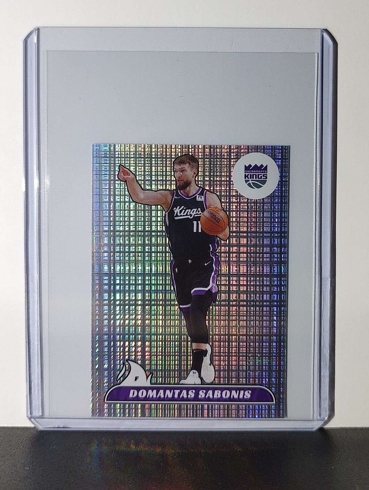 Domantas Sabonis 2024-25 Panini NBA #461 Foil Sticker Card Sacramento Kings