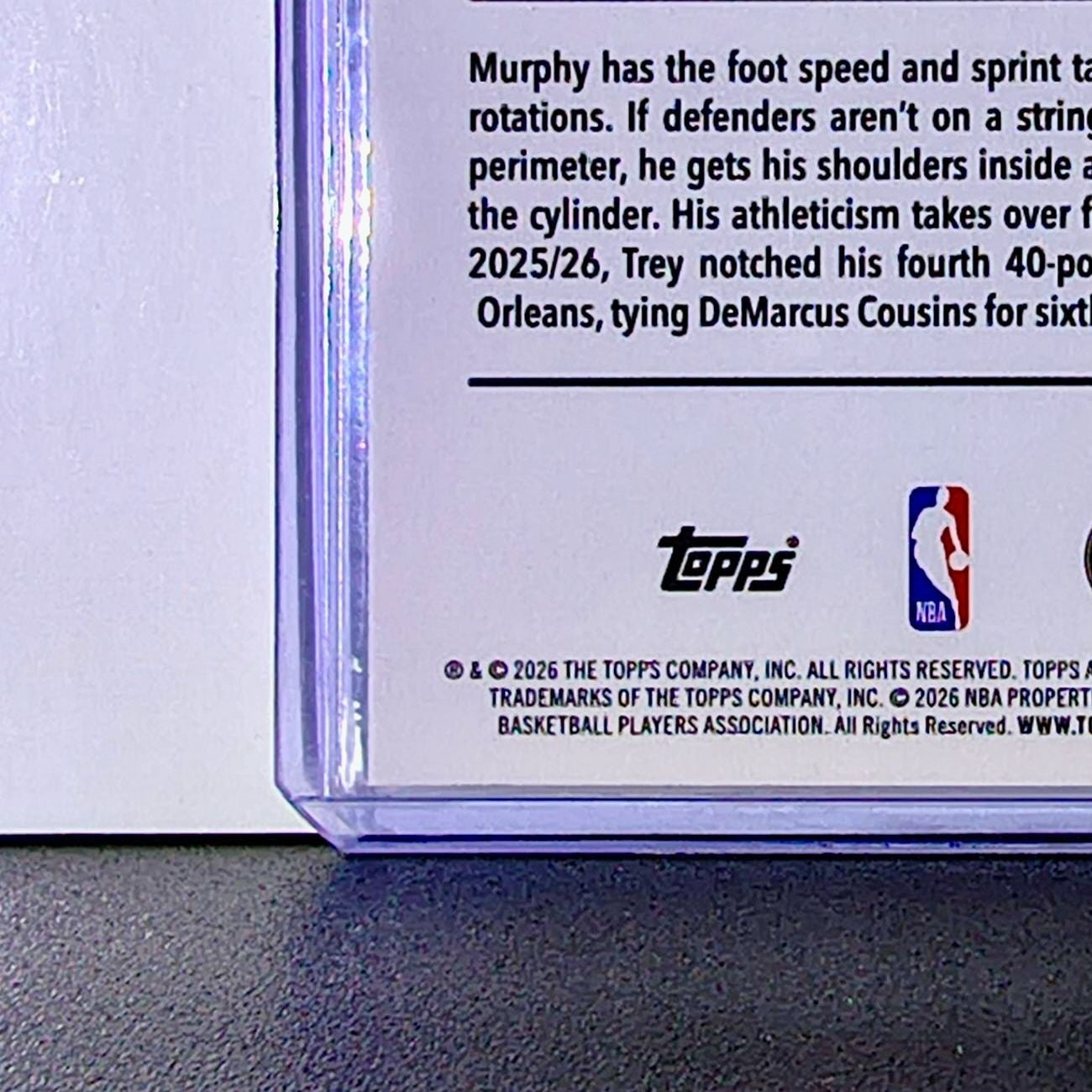 Trey Murphy III 2025-26 NBA Topps Chrome Update #56 Card New Orleans Pelicans