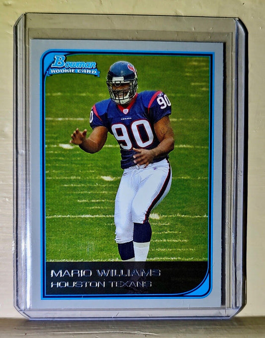 Mario Williams 2006 Topps Bowman Rookie Football #118 NFL Card Texans