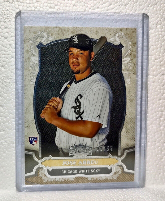 Jose Abreu 2014 Topps #35 Triple Threads Rookie Card Chicago White Sox #98/99