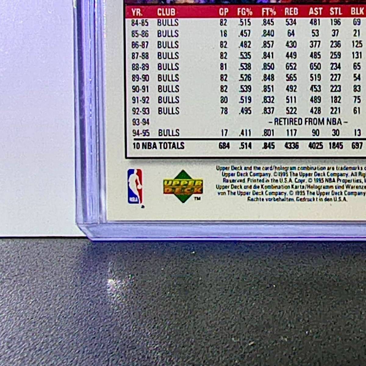 Michael Jordan 1995-96 Upper Deck Collector's Choice #20 Basketball Card Bulls