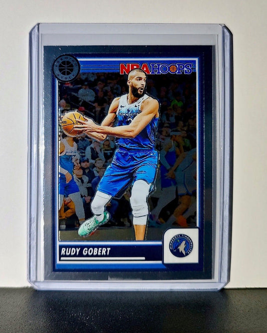Rudy Gobert 2023-24 Panini Premium Stock NBA Hoops #52 Card Timberwolves