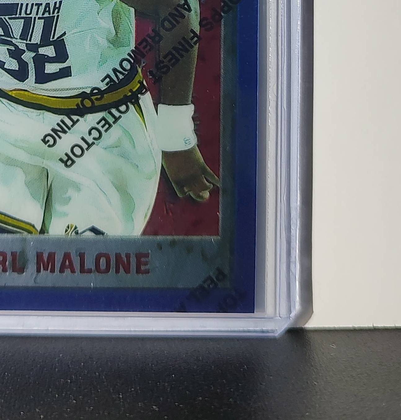 Karl Malone 1995-96 Topps Finest NBA #209 Card Utah Jazz