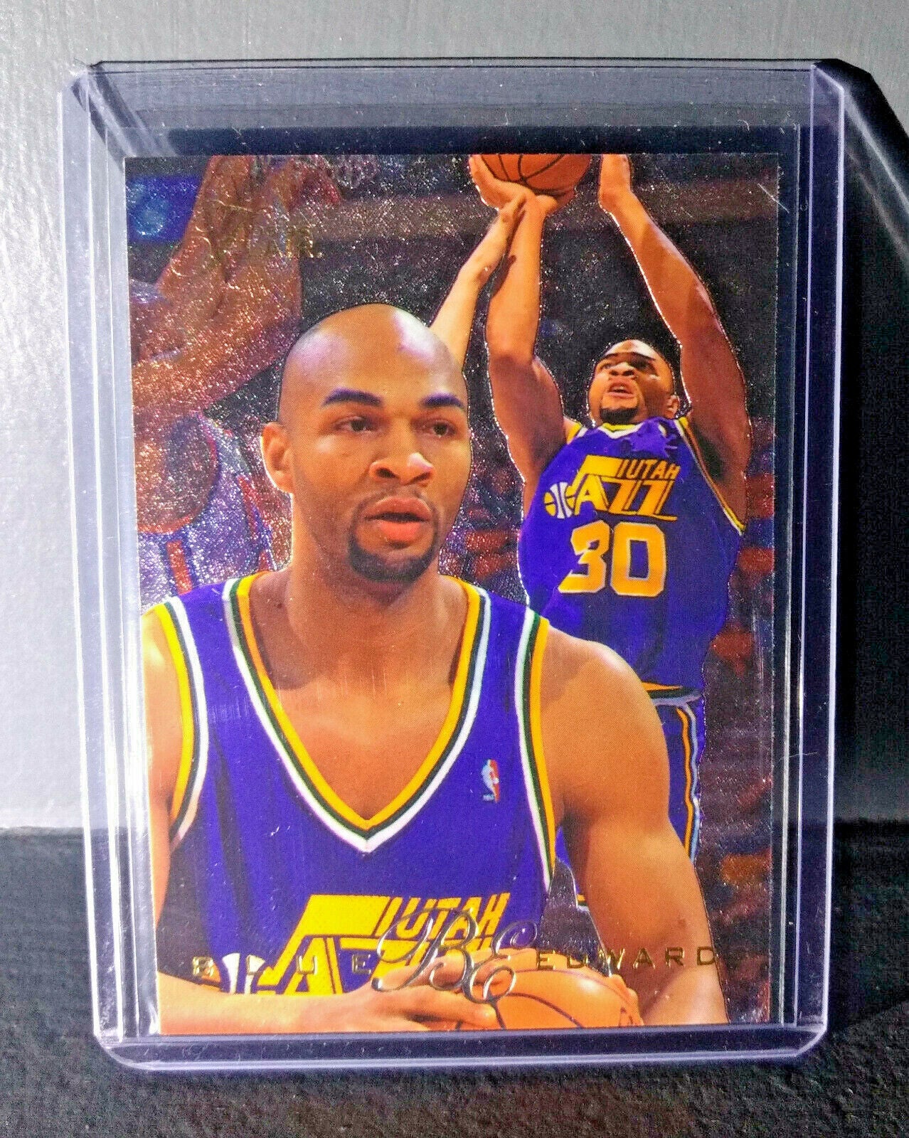 1995-96 Blue Edwards Flair #142 Basketball Card