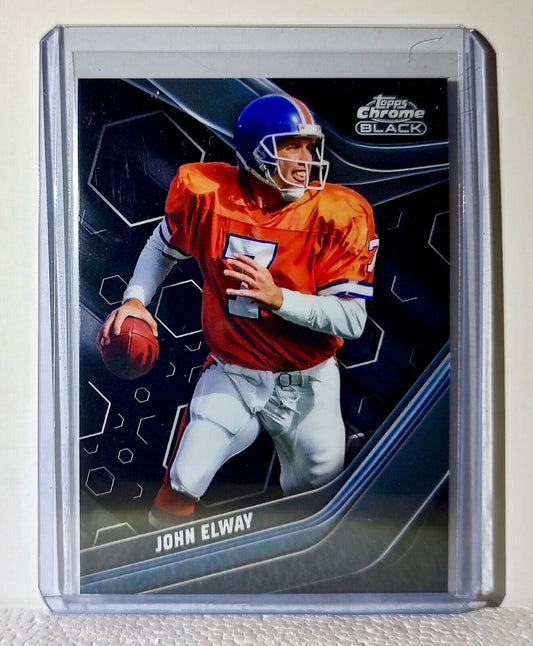 John Elway 2023 Topps Chrome Black NFL #116 Football Card Denver Broncos