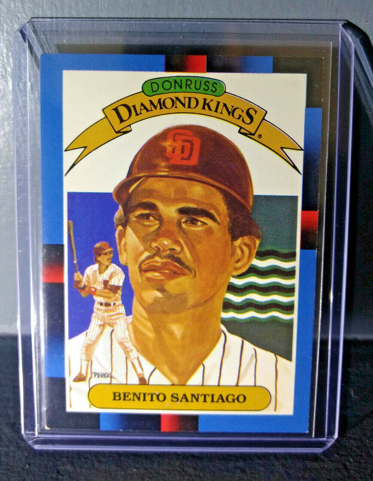 1988 Benito Santiago Donruss Diamond Kings #3 Baseball Card