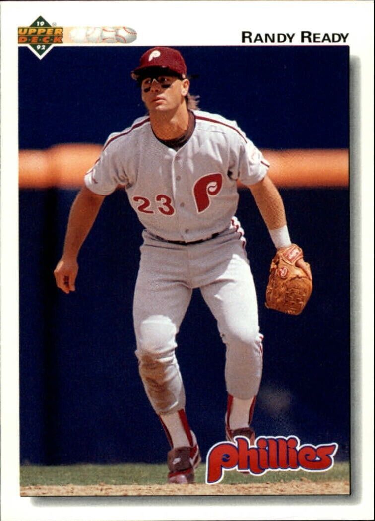 Randy Ready 1992 Upper Deck MLB #408 Baseball Card Philadelphia Phillies