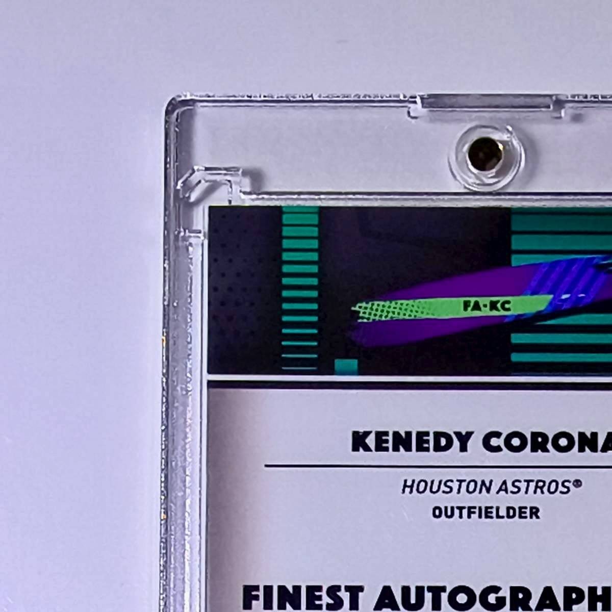 Kenedy Corona Rookie 2026 MLB Topps Finest FA-KC Autograph Refractor Card 56/150