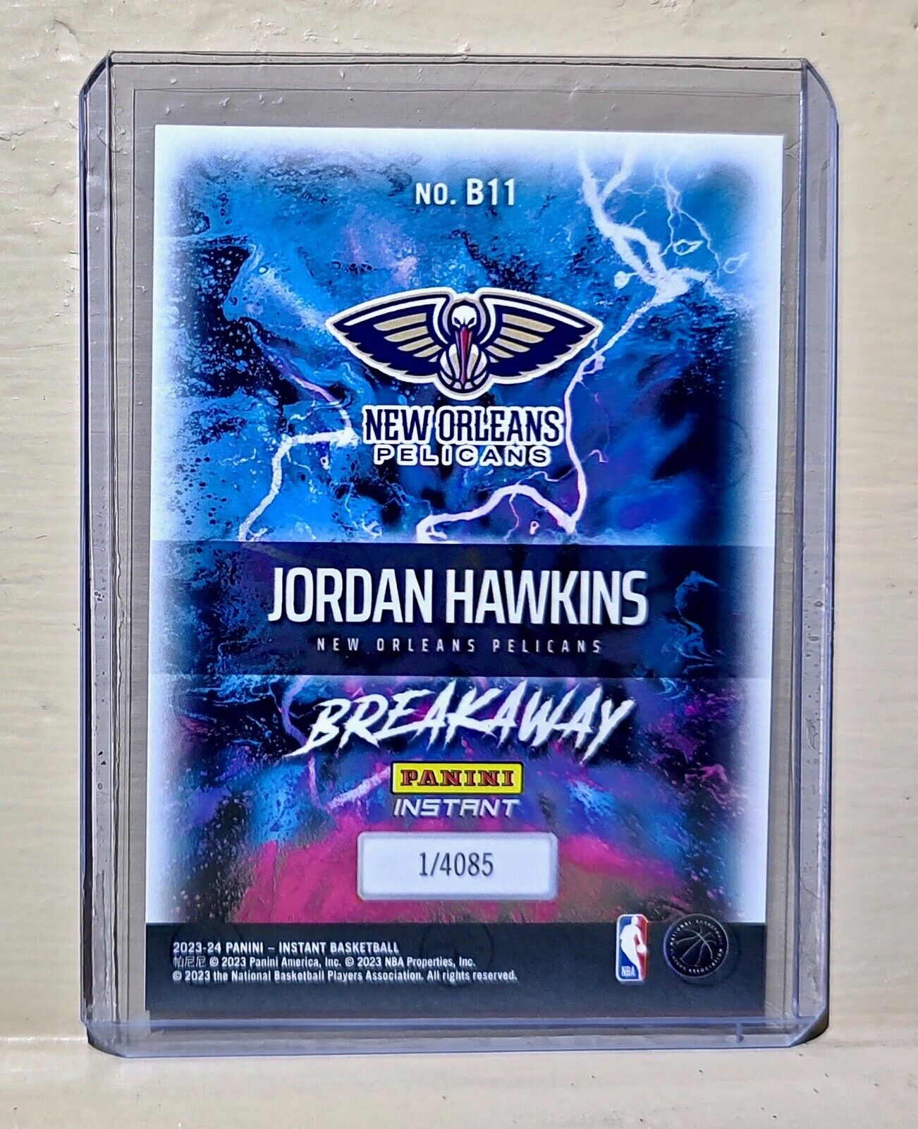 Jordan Hawkins 2023-24 Panini NBA Breakaway Basketball #11 Rookie Card 1 of 4085