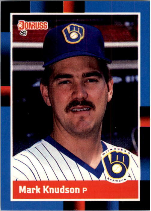 1988 Mark Knudson Donruss Baseball Card #495