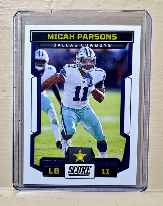 Micah Parsons 2023 Panini NFL #230 Score Football Card Dallas Cowboys