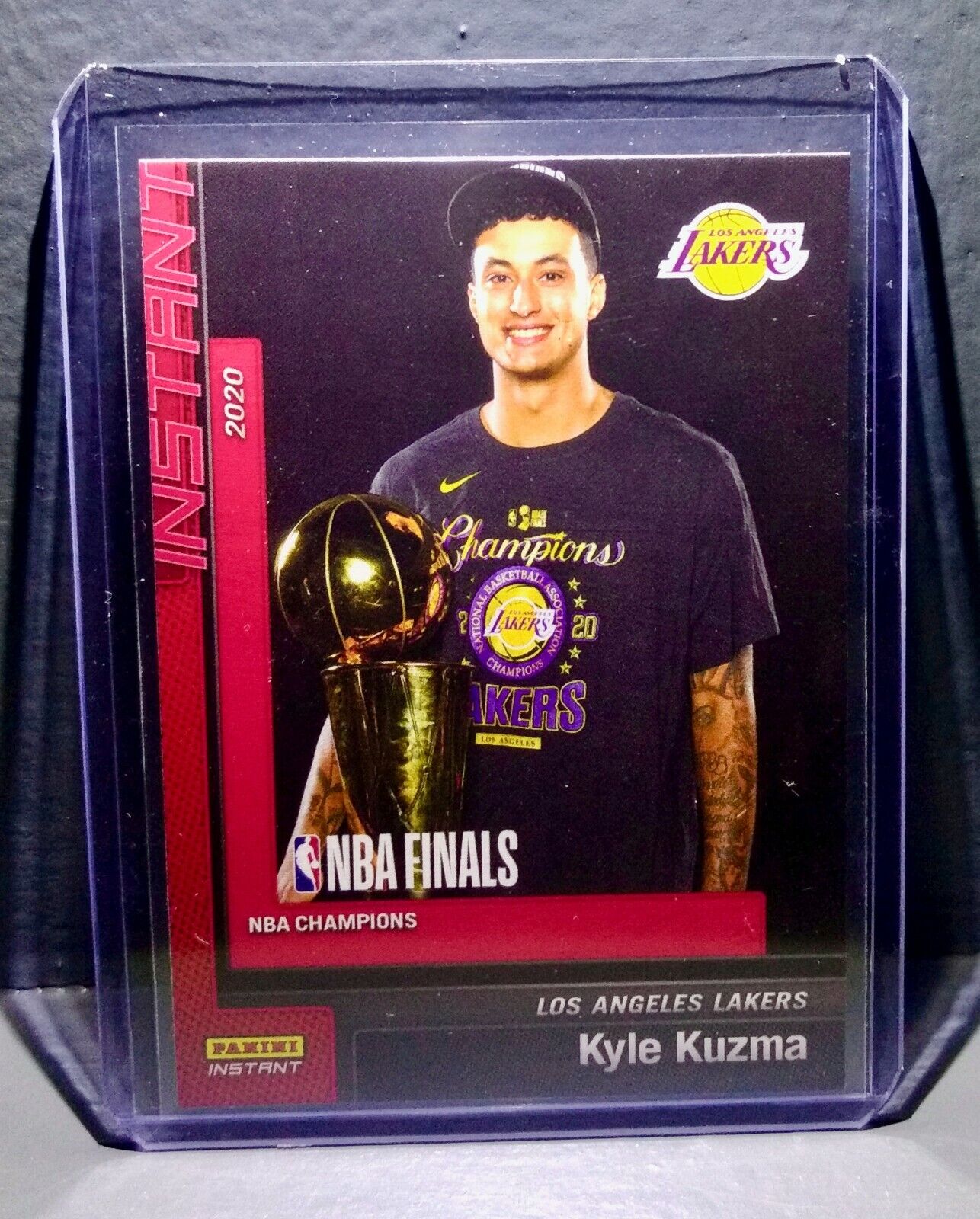Kyle Kuzma 2020 Panini LA Lakers NBA Champions #14 Basketball Card