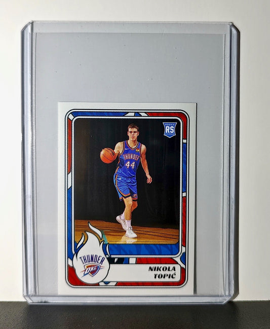 Nikola Topić Rookie 2024-25 Panini NBA #419 Sticker Card Oklahoma City Thunder