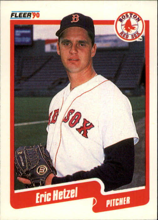 1990 Eric Hetzel Fleer Baseball Card #279