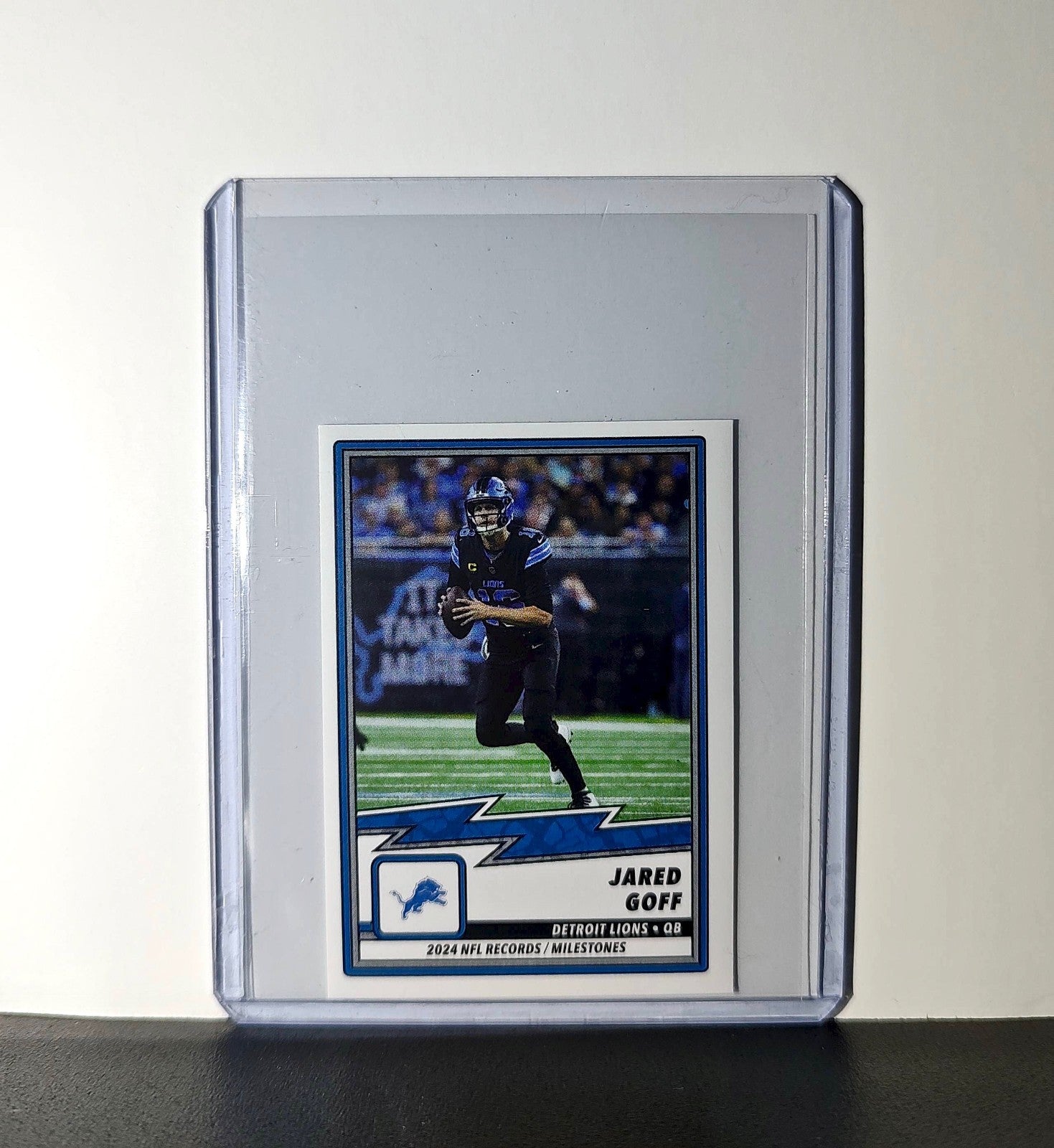 Jared Goff 2025 Panini NFL #19 Record/Milestone Sticker