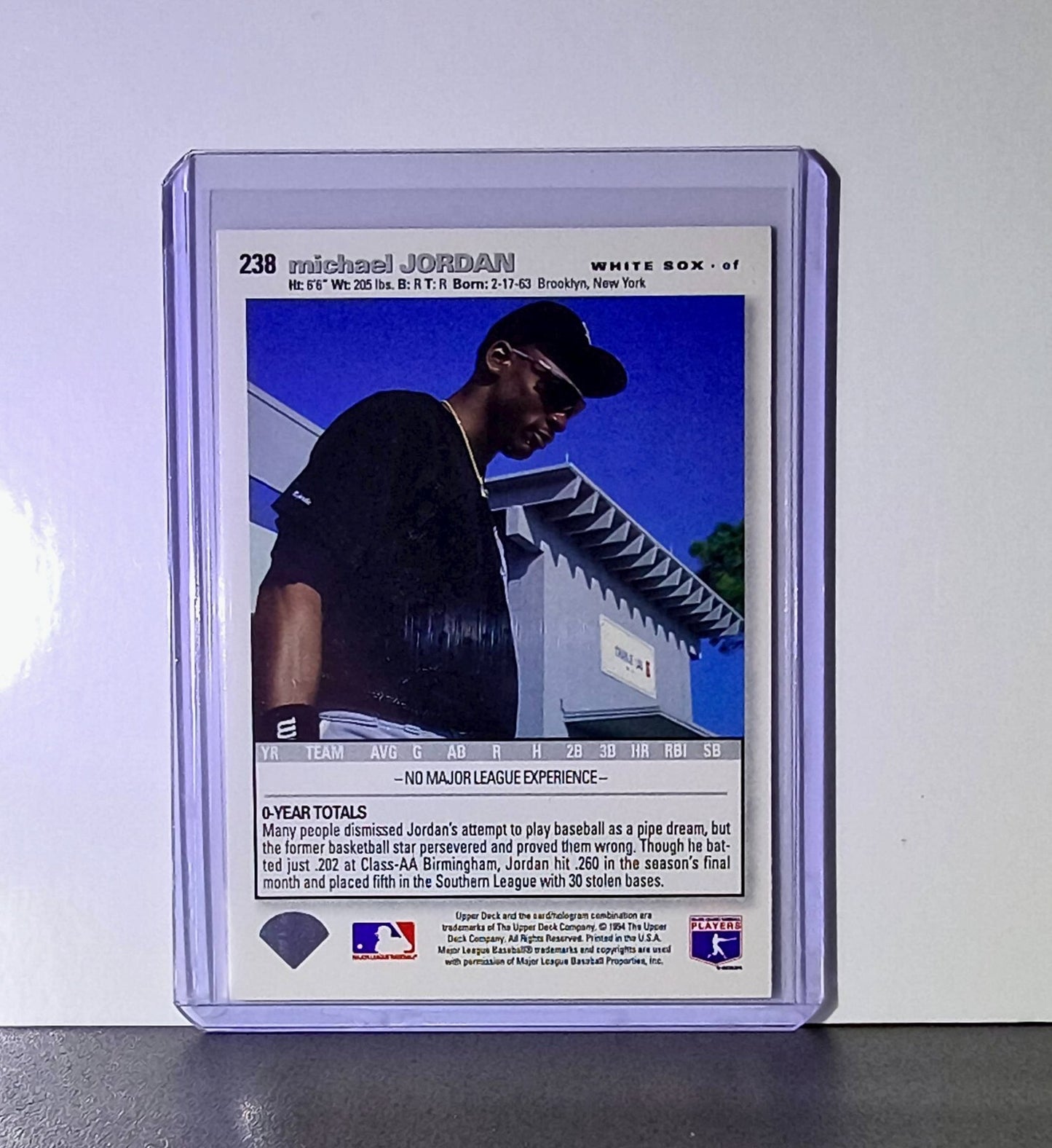 Michael Jordan 1995 Collector's Choice SE #238 Card Chicago White Sox