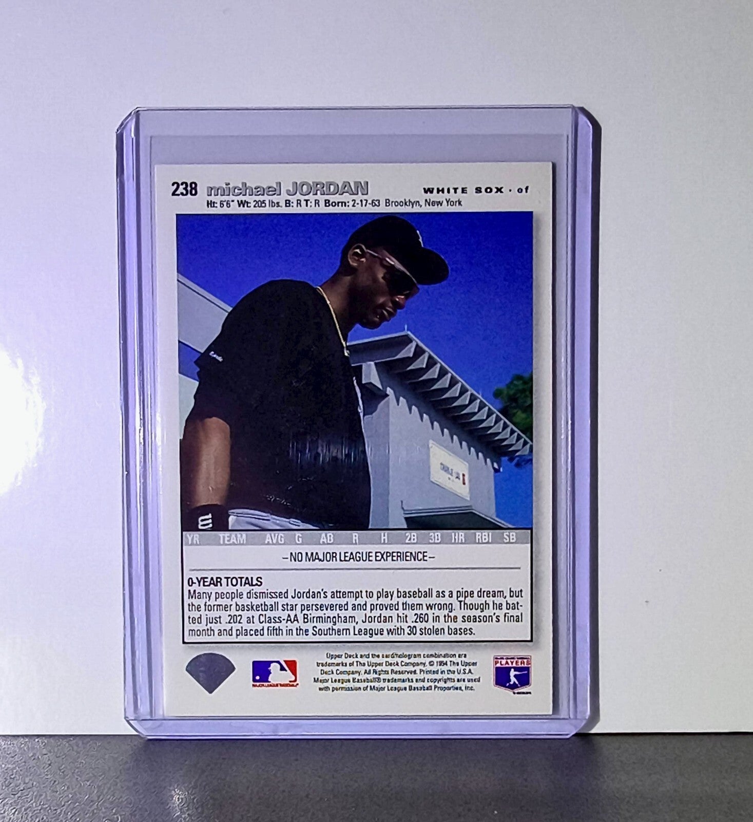 Michael Jordan 1995 Collector's Choice SE #238 Card Chicago White Sox