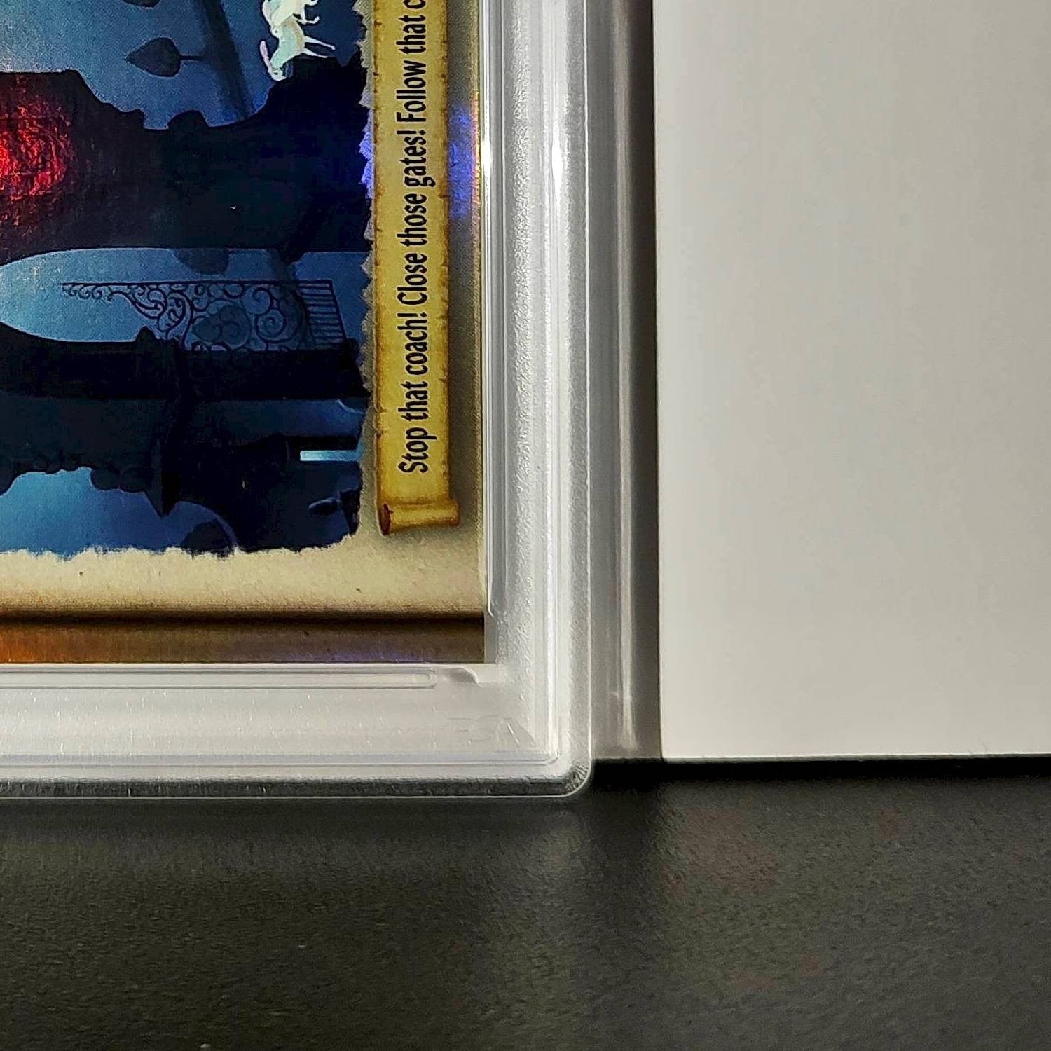 Stop that coach! Close gates! 2025 Topps Disney #C75-19 PSA 10