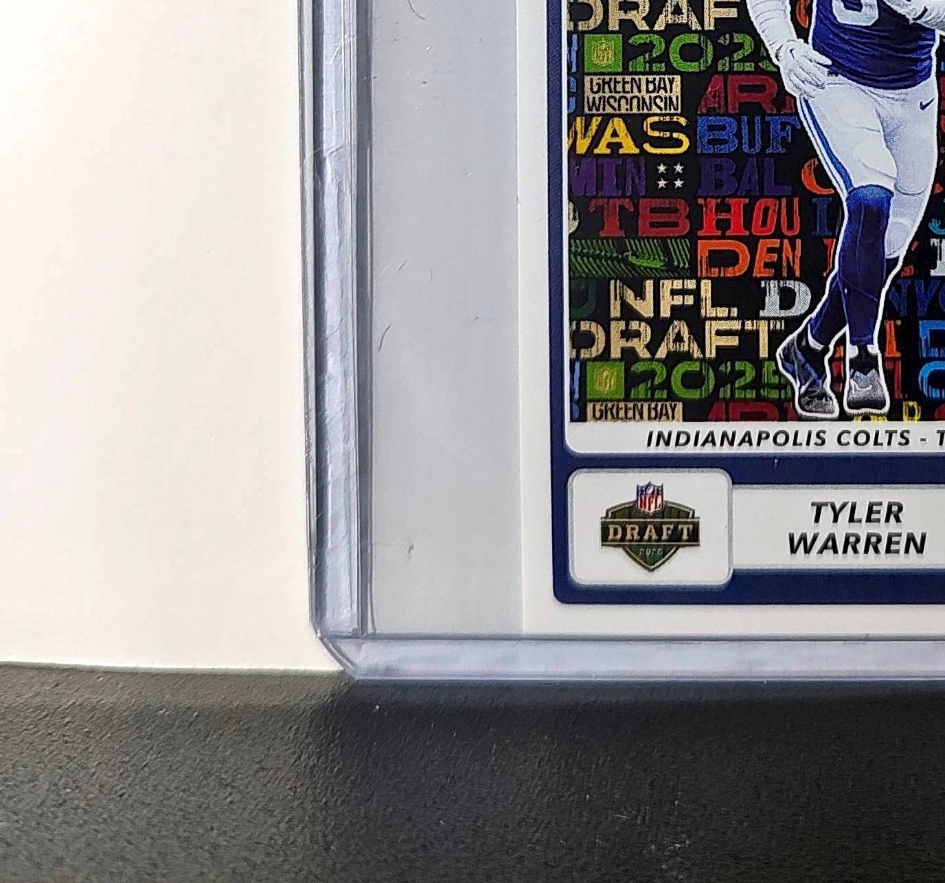 Tyler Warren Rookie 2025 Panini NFL #556 Draft Sticker Colts