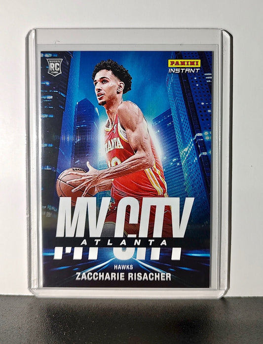 Zaccharie Risacher Rookie 2024-25 Panini MyCity NBA #19 Basketball Hawks 1/268