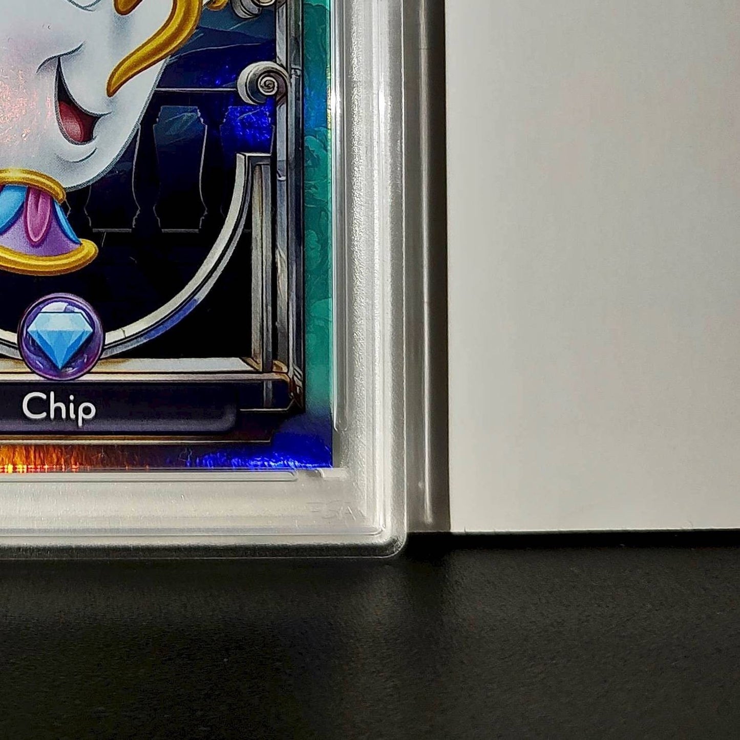 Chip 2025 Topps Disney Wonder #125 Diamond Card Beauty and the Beast PSA 9