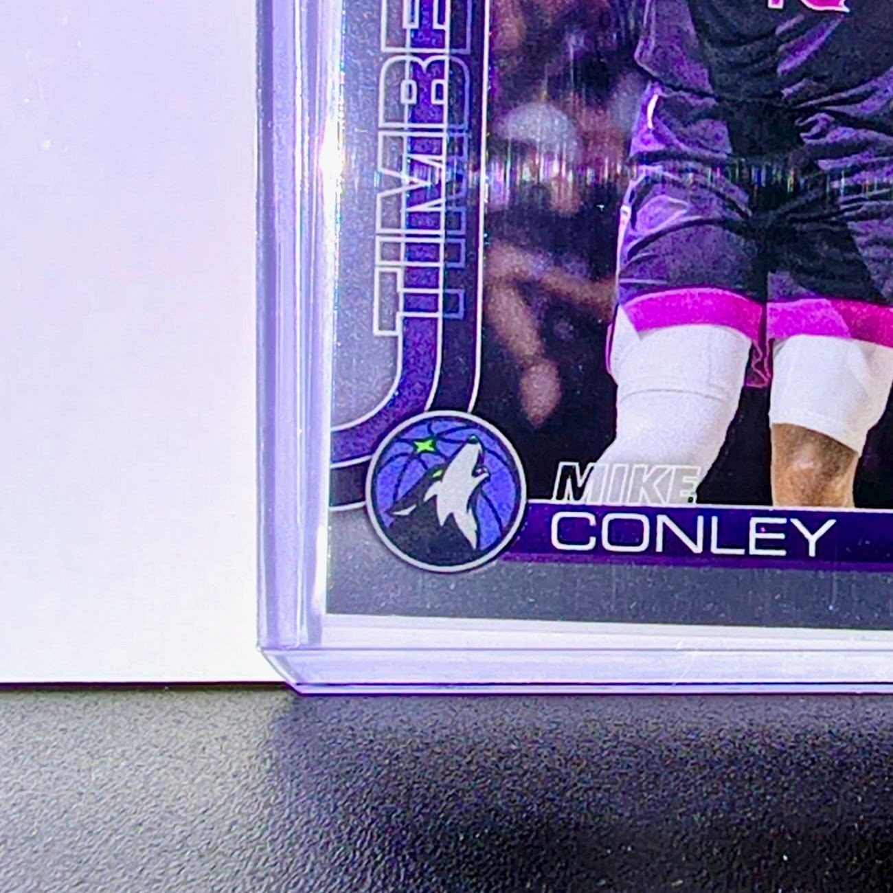 Mike Conley 2025-26 NBA Topps Chrome Update #109 Card Minnesota Timberwolves