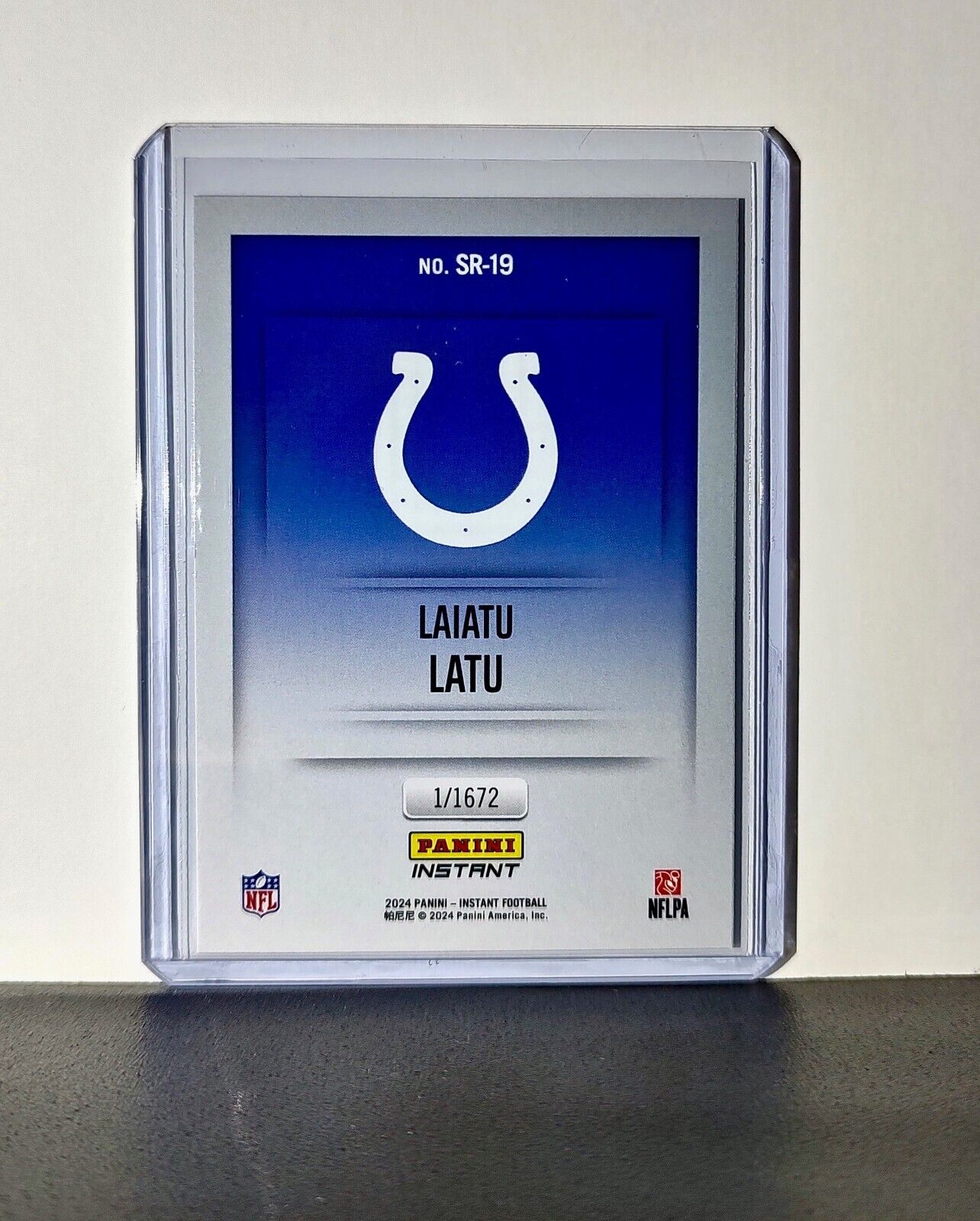 Laiatu Latu 2024 Panini NFL Studio Rookies #19 Card Indianapolis Colts 1/1672