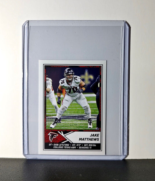 Jake Matthews 2024 Panini NFL Sticker #432 Atlanta Falcons