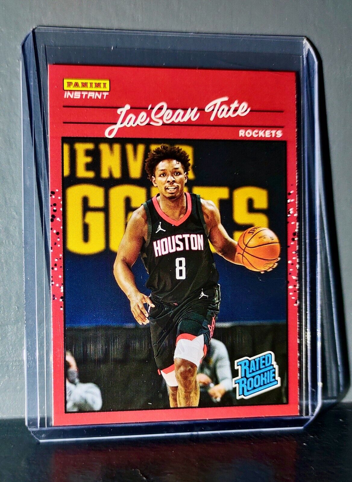 Jae'Sean Tate 2020-21 Panini NBA Instant #37 Rated Rookie Retro Card 1/3558