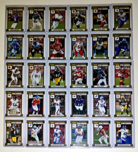 2024 Panini Instant NFL All-Pro Complete 30 Card Football Set 1 of 101