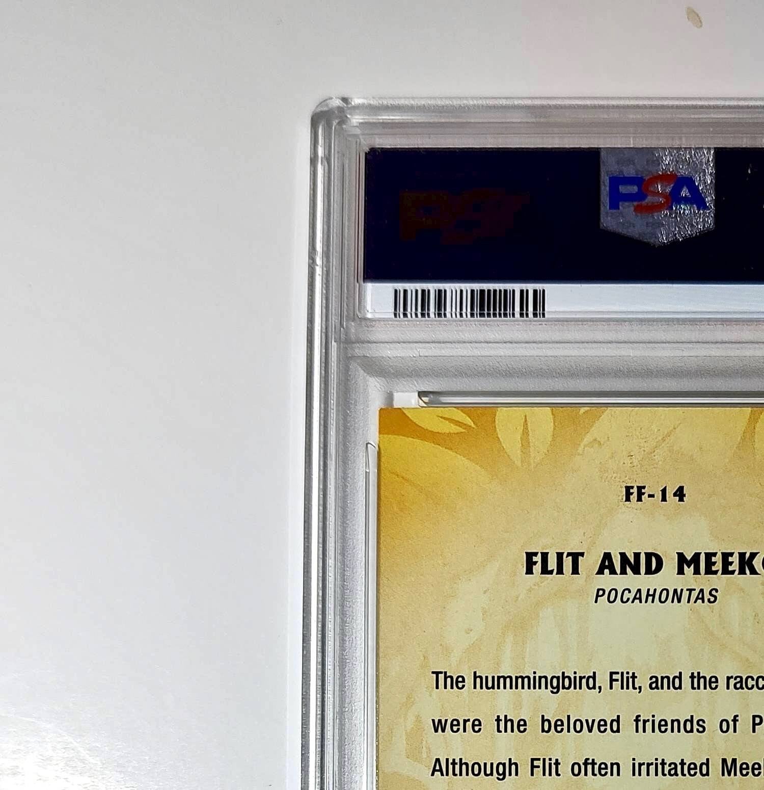 Flit and Meeko 2025 Topps Disney #FF-14 Furry Friends Card Pocahontas PSA 9