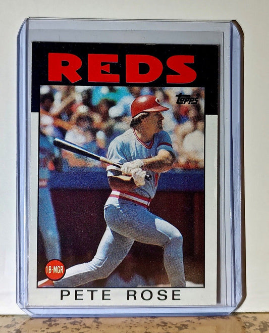 Pete Rose 1986 Topps MLB #1 Baseball Card Philadelphia Phillies