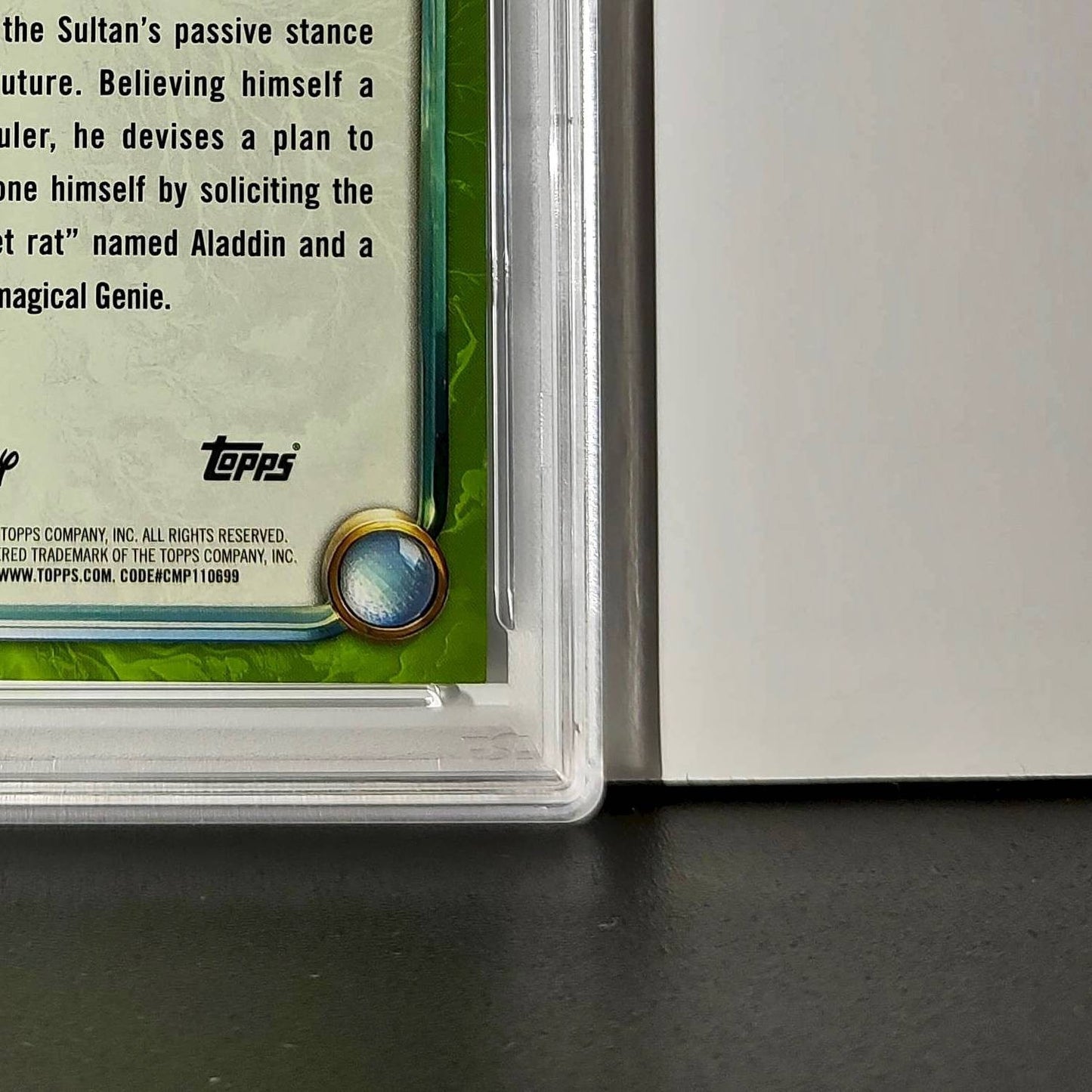 Jafar 2025 Topps Disney Wonder #189 Card Aladdin (2019) PSA 10