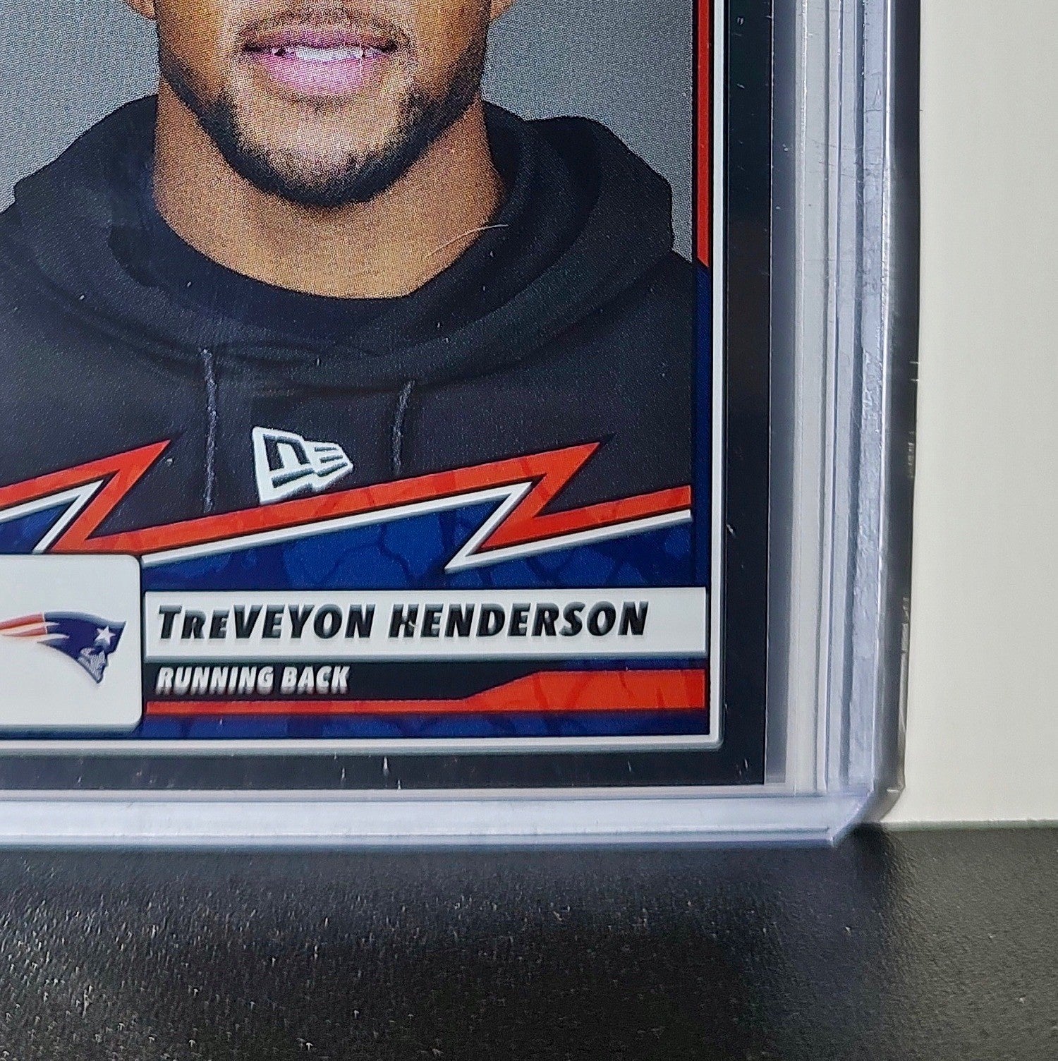Treveyon Henderson Rookie 2025 Panini NFL #84 Foil Sticker Card Patriots