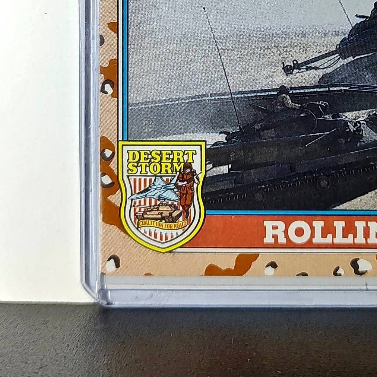 Rolling Out 1991 Topps Desert Storm #91 Card