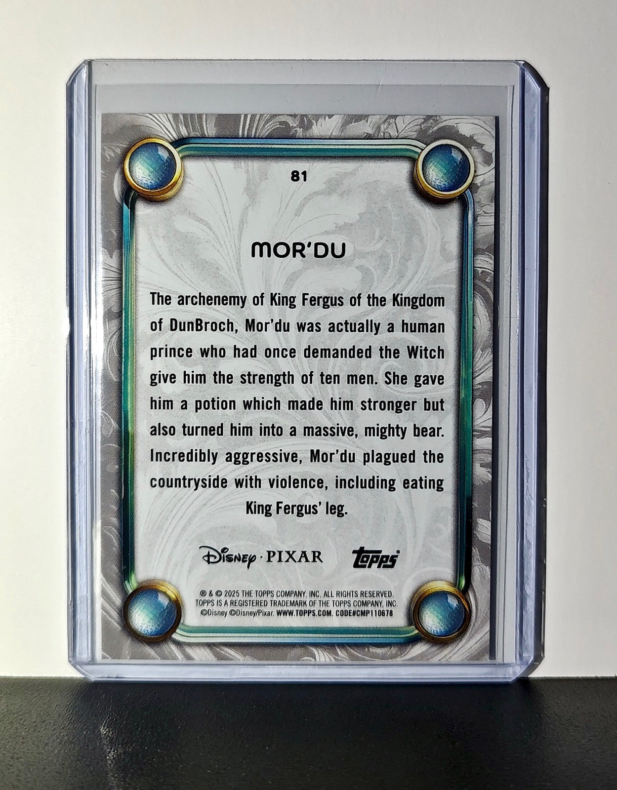 Mor'Du 2025 Topps Disney Wonder #81 Card Brave